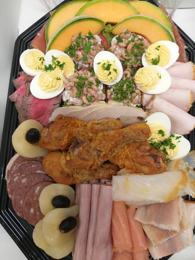 Koud buffet met vis