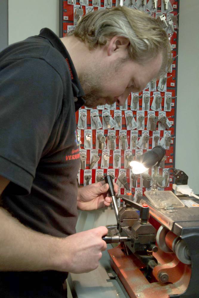 Onze medewerkers maken allen sleutels.
