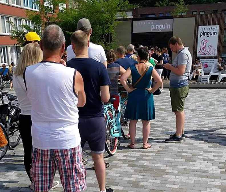 pop-up ijssalon Pinguin - Marktplein Wijnegem