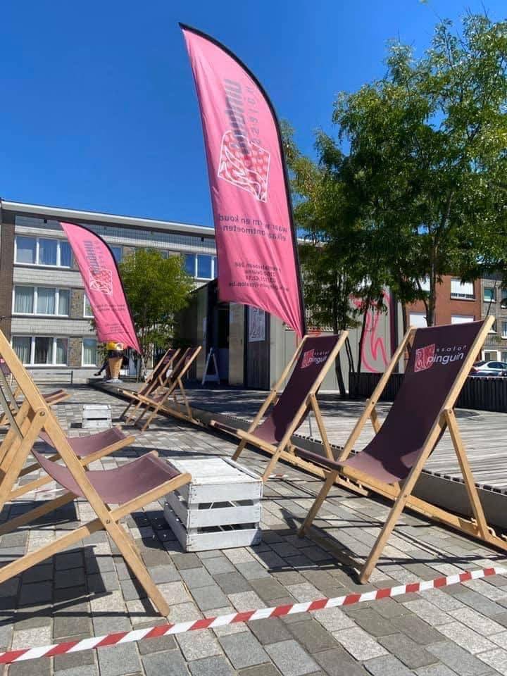 pop-up ijssalon Pinguin - Marktplein Wijnegem