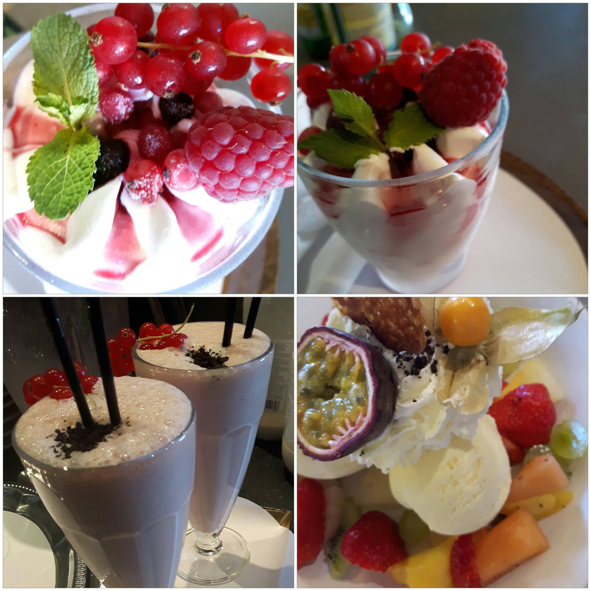 nieuwe milkshakes en yoghurtijs hmmm