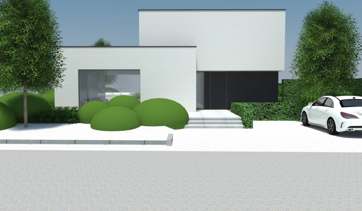 Moderne tuin