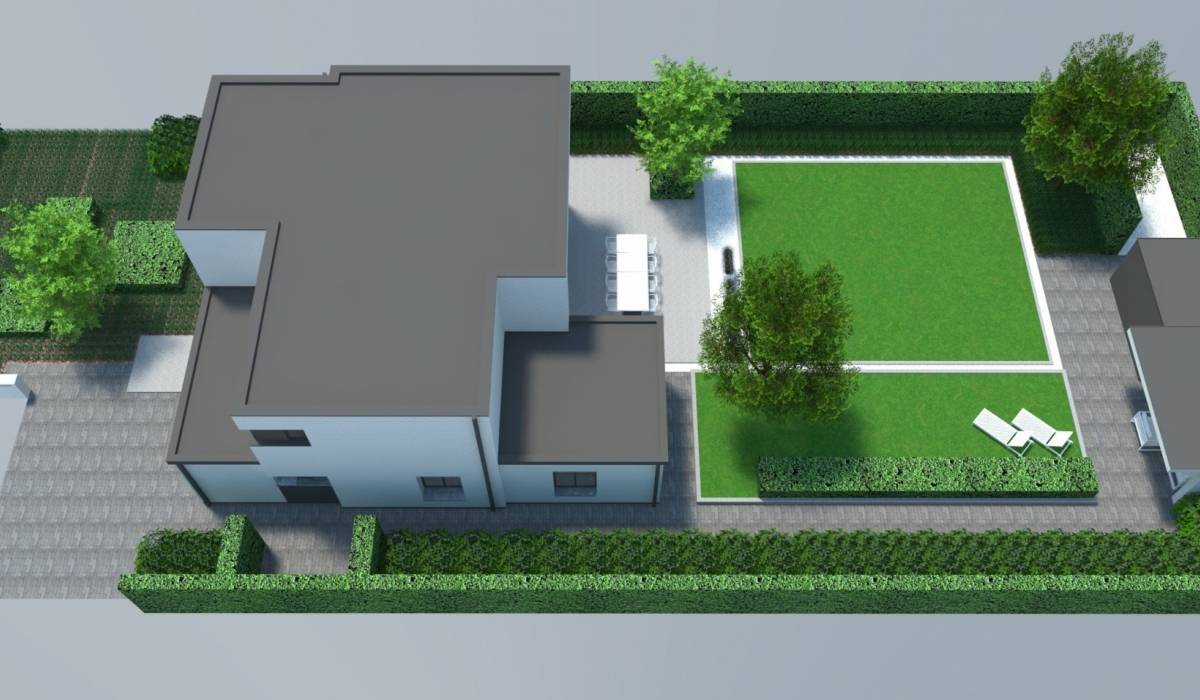 Moderne tuin