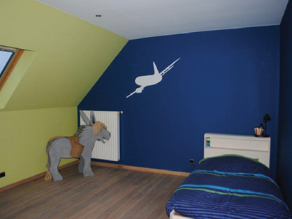 kinderkamer geverfd