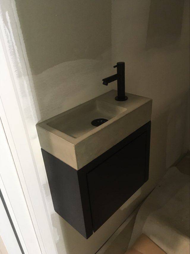 wc kastje in wenge massief hout