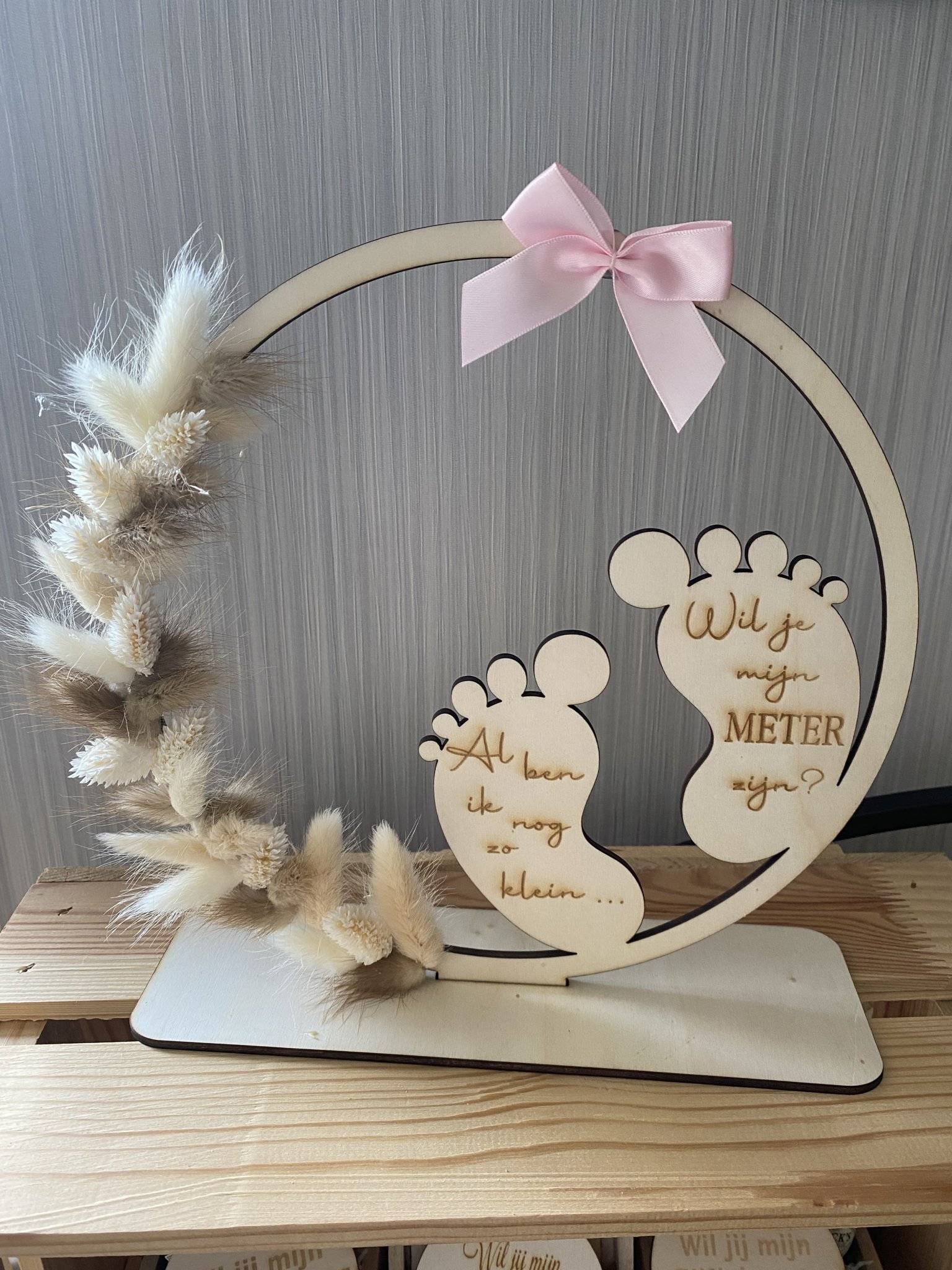 Flowerhoop voetjes Wil jij mijn meter zijn?