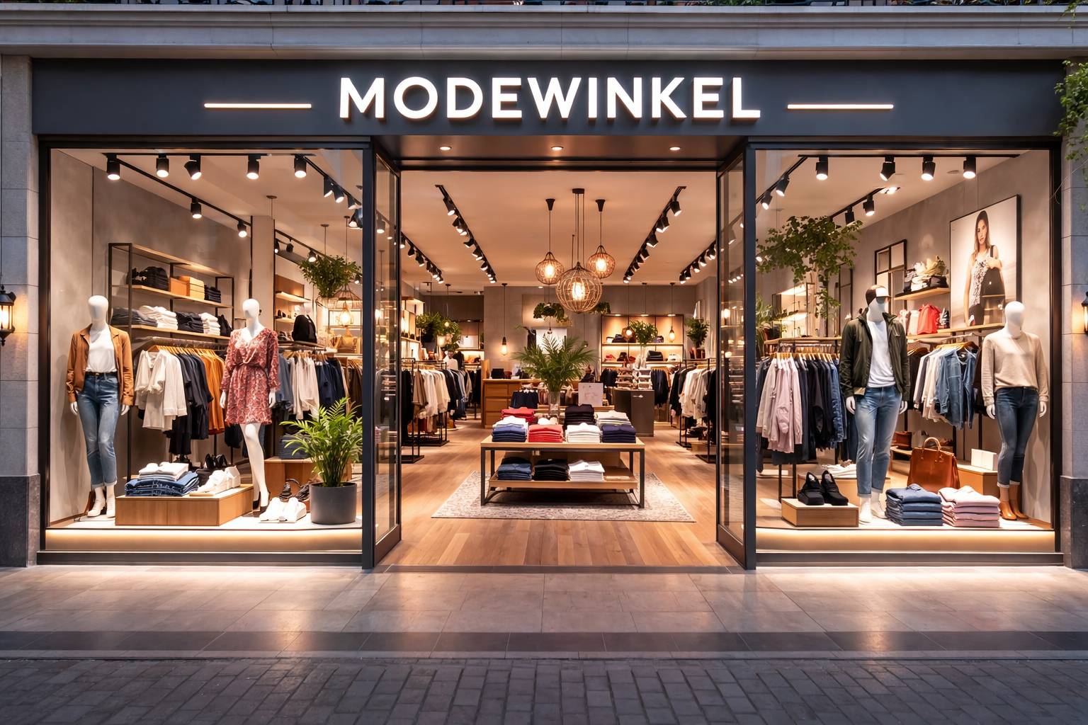 Voorgevel winkel