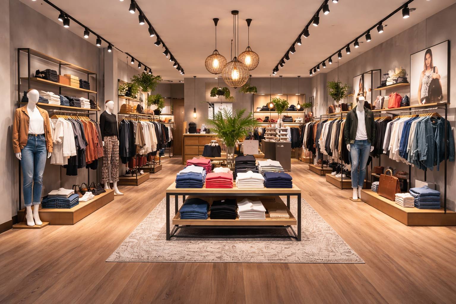 Binnen kant winkel